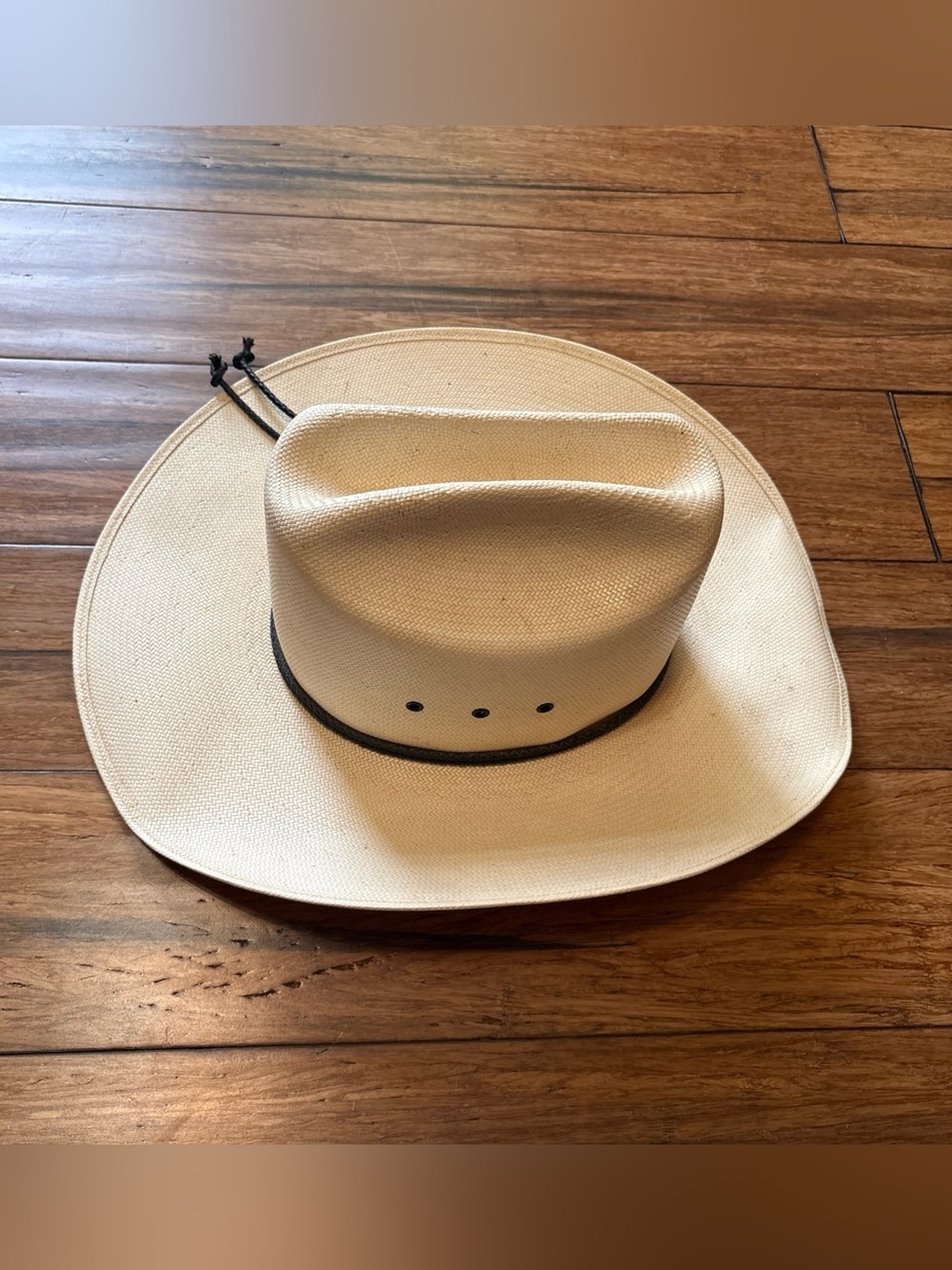 Bailey U-Rollit Shantung Panama Cowboy Hat Size 7 1/8 Made in USA - Picture 5 of 15